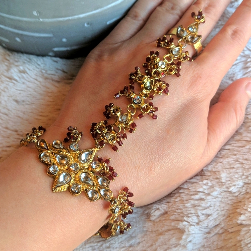 From India: Ring Bracelet